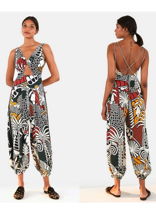 FARM Rio Pants - Beleza Gráfica  Jumpsuit